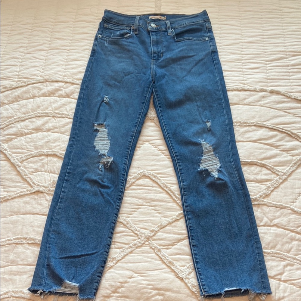 Levi’s high rise straight